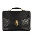 Chanel Vintage Quilted Briefcase, front view